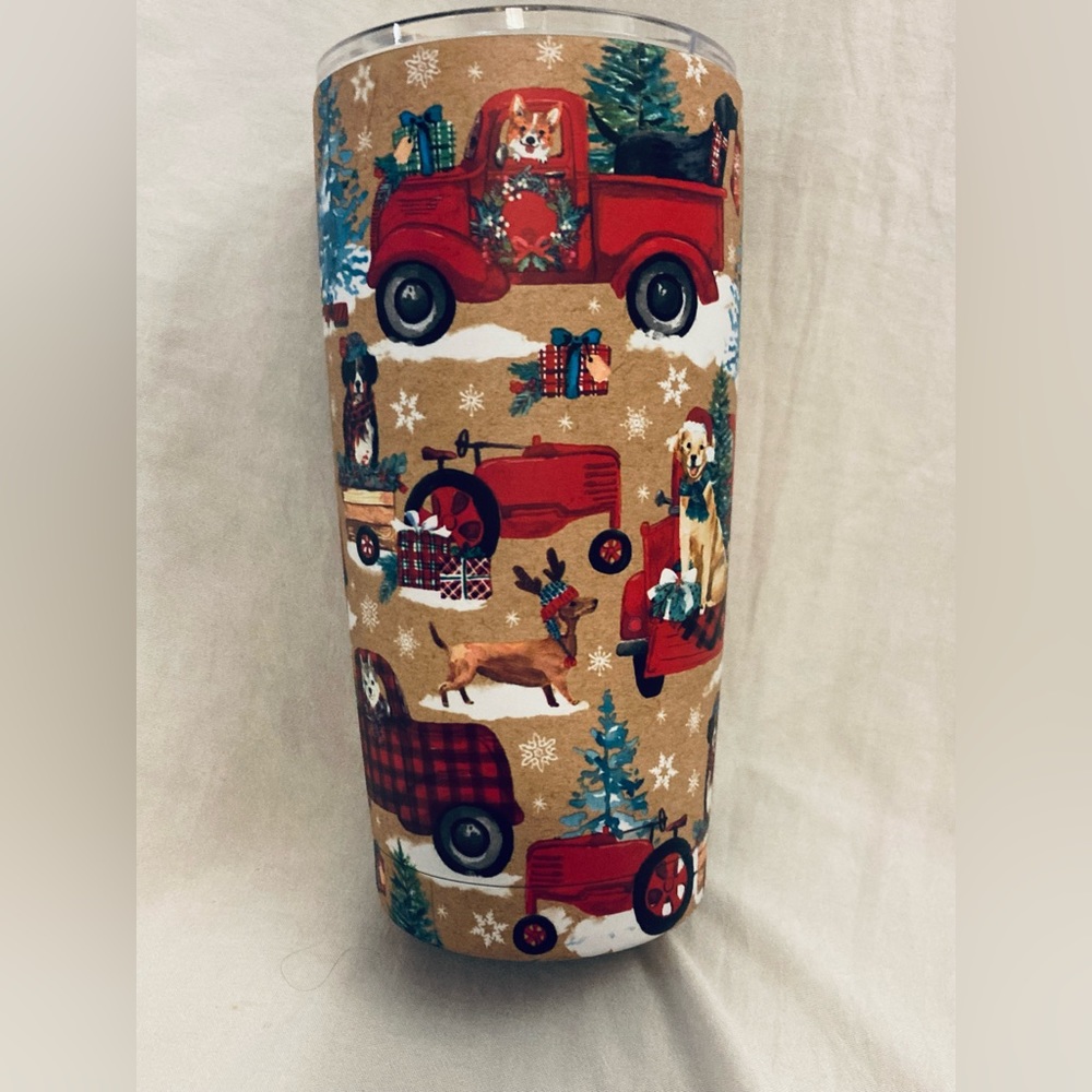 BRAND NEW Clementine Holiday Thermal Coffee Mug 20 oz Hot/Cold Insulated Tumbler